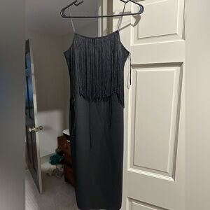Zara Midi fringe dress